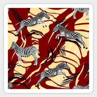 Zebra pattern Magnet